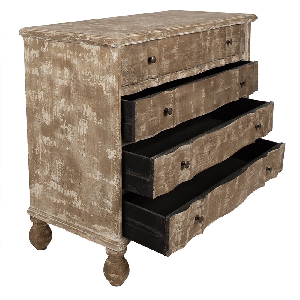 Dressoir Bruin, Hout 100x45x85 cm