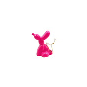 Ornament - Balloon Dog Hanger - Ceramics - Pink -5,5x6,5cm