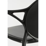 Nebraska Garden chair - L56 x W57 x H80 cm - Polypropylene - Black