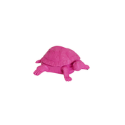 Schildpaddoos - Polyresin - Neon Roze - 15,5x13,5x7,5cm