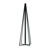 Kerstboom - Metaal/Glas - Zwart - 5,5x20cm