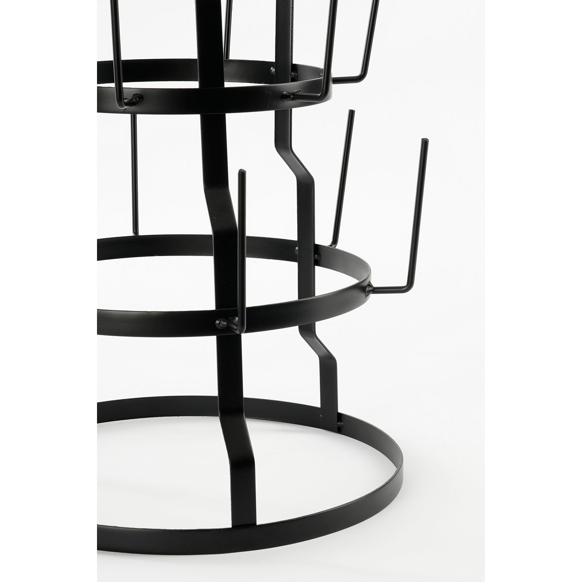 Mug rack - H76 x Ø44 cm - Metal - Black