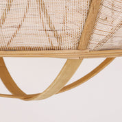 Pella Hanging Lamp - H50 x Ø51 cm - Linen - Beige