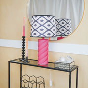 Table lamp - Neon Pink - 12x12x28cm