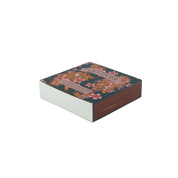 Matchbox - Lucifer Box 'Go Tiger' - Blauw/Roze - 11x11x3cm