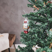 Christmas pendant - Robotic - Glass - 5x3.5x10.5cm