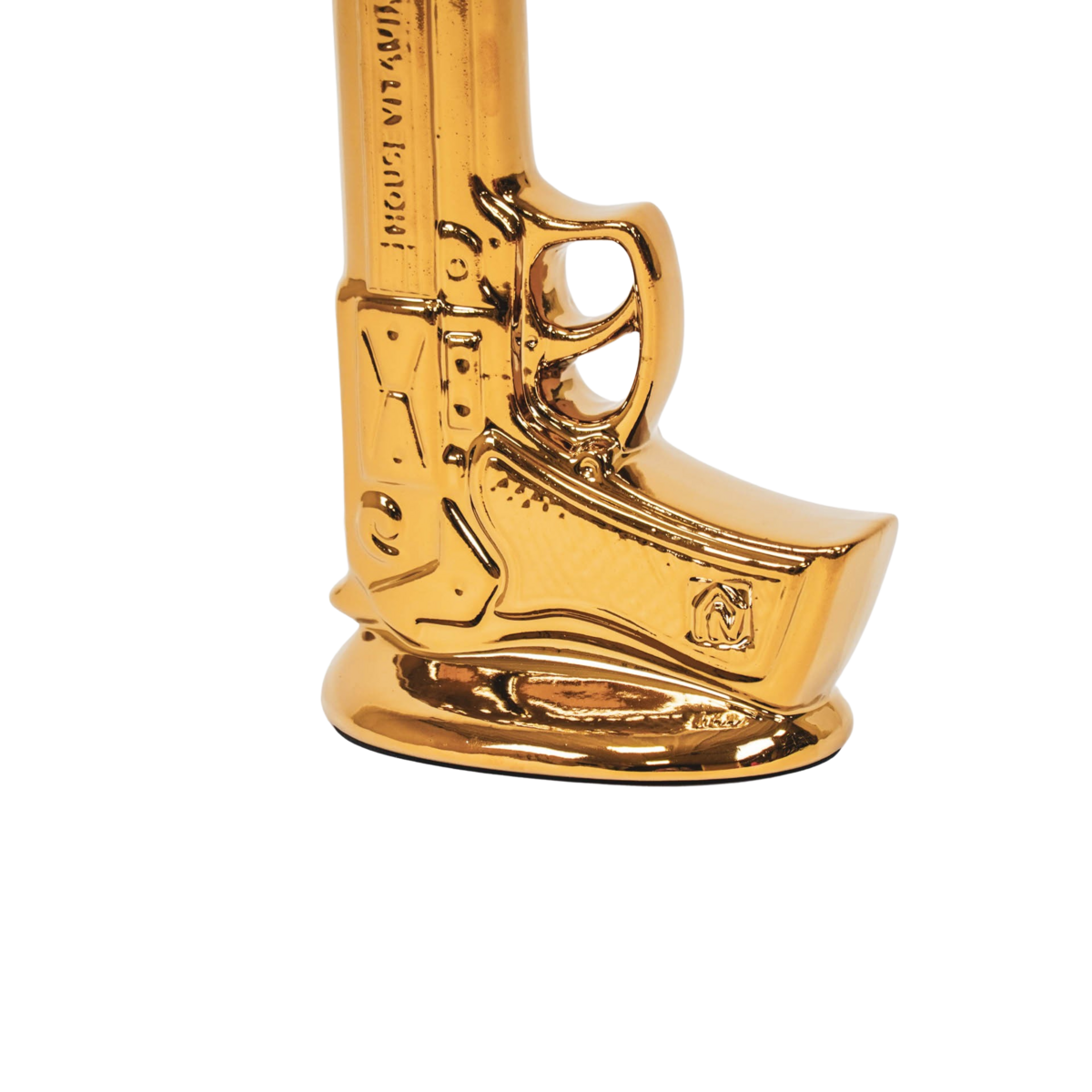 Vase - Pistol - Gold - 15x9x23cm