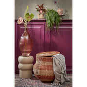 Vendi Side table - H44 x Ø32 cm - Ceramic - Cream