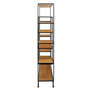 Wandrek Bruin, Zwart 80x32x169 cm