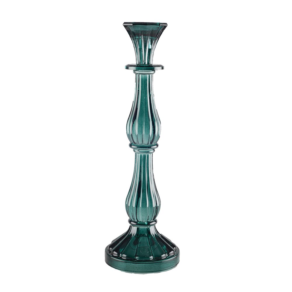 Bougeoir Gemiddeld Turquoise Modèle H31cm