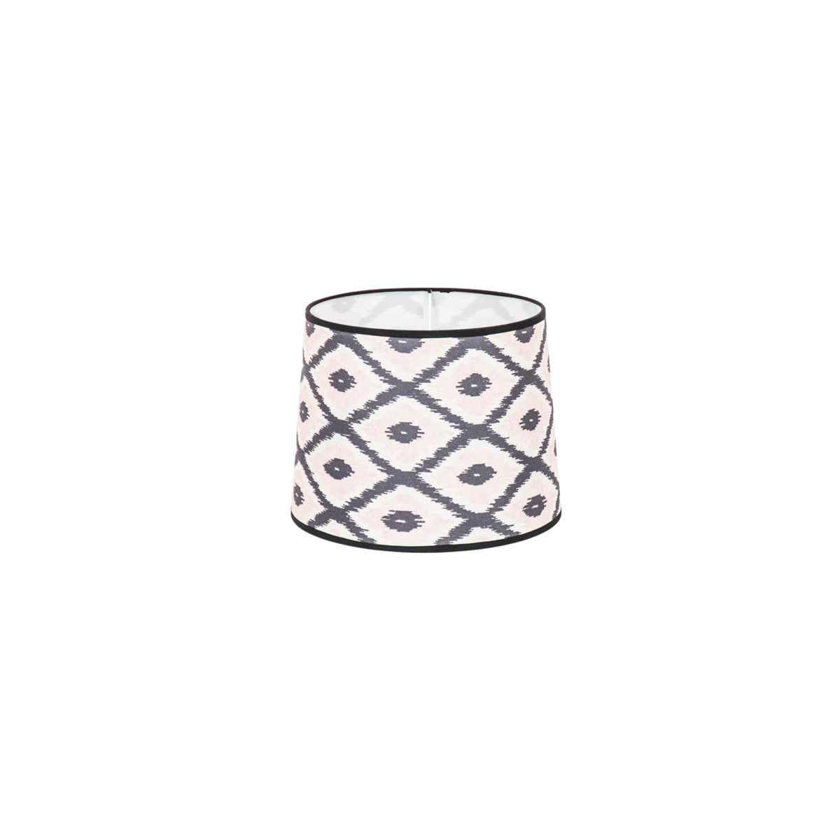 Lampshade - Kelim print - Black/white