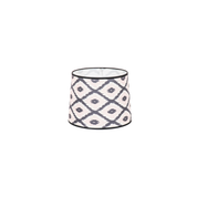 Lampshade - Kelim print - Black/white