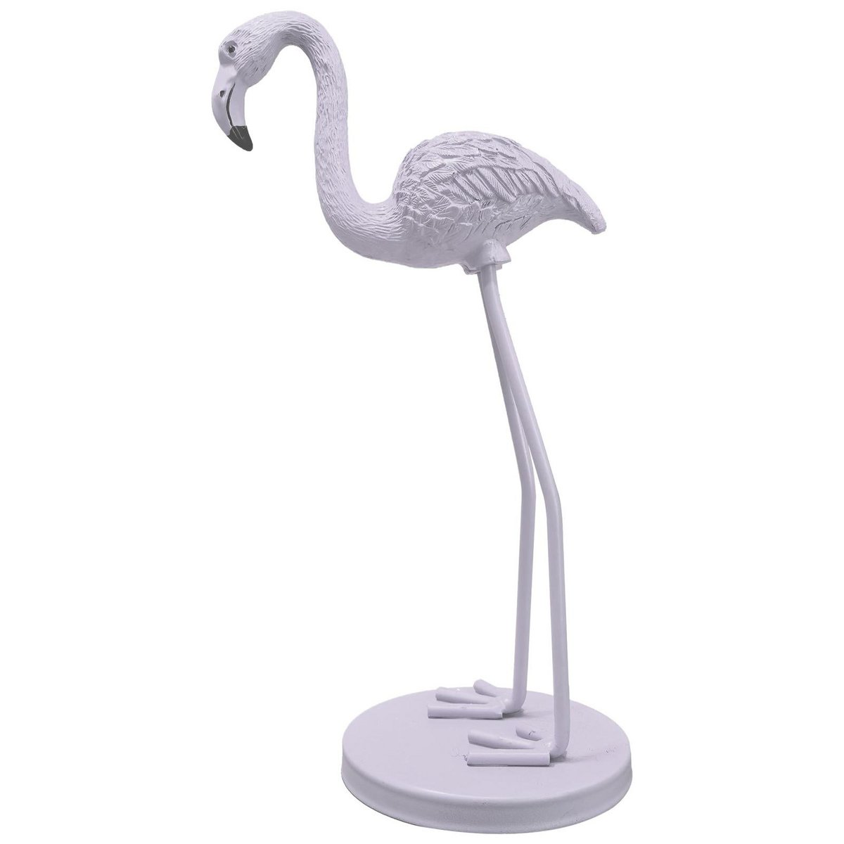 Ornament - Flamingo - Metal - Purple - 9x7.5x19.5cm