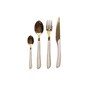 24delig servies-set Goud
