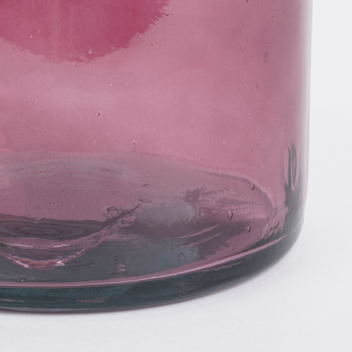 Rioja Flessenvaas - H75 x Ø18 cm - Gerecycled glas - Bordeaux