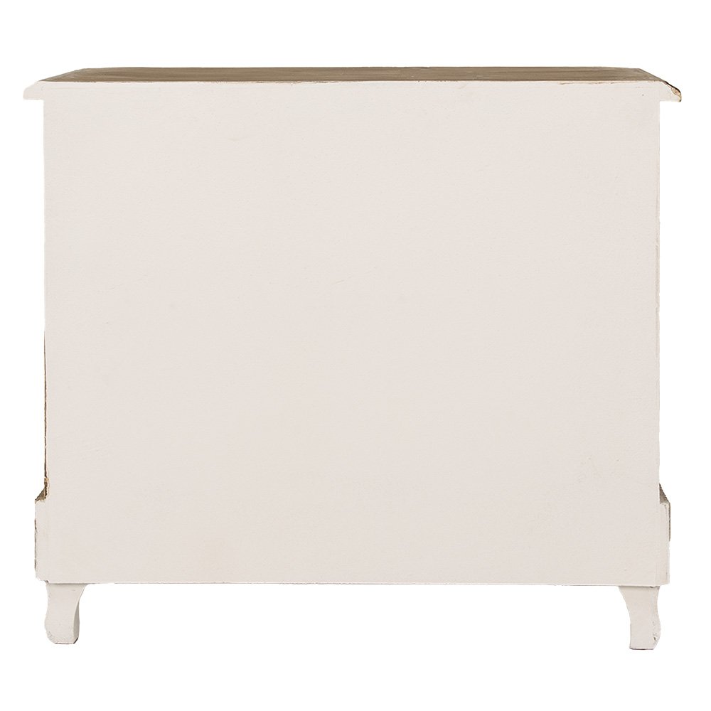 Dressoir Bruin Beige, Hout 92x40x86 cm