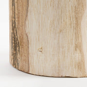 Vase Pia - H47 x Ø13 cm - Bois de paulownia - Marron clair