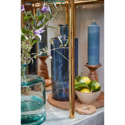 Guan Bottle Vase - H26 x Ø21 cm - Recycled Glass - Transparent