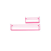 Wall shelf - Metal - Neon Pink - Set of 2 