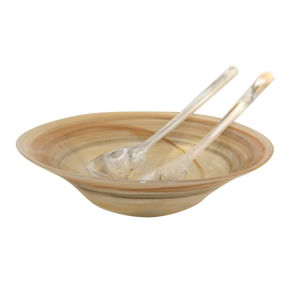 Sahara Glass Bowl 30x30x7.5cm
