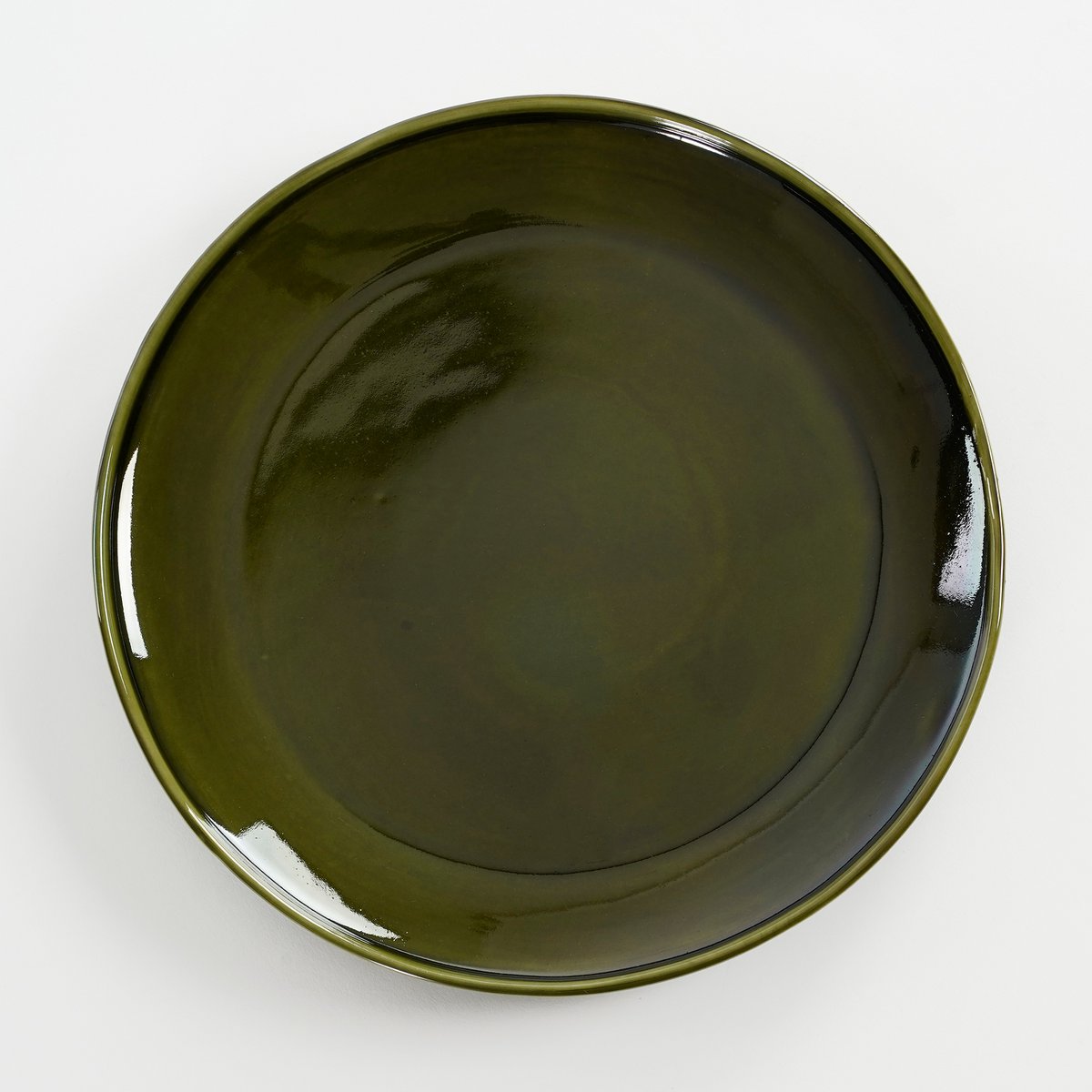 Rhea Dinner plate - Ø28 cm - Ceramic - Green