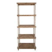 Boekenkast Bruin, Hout 80x40x210 cm