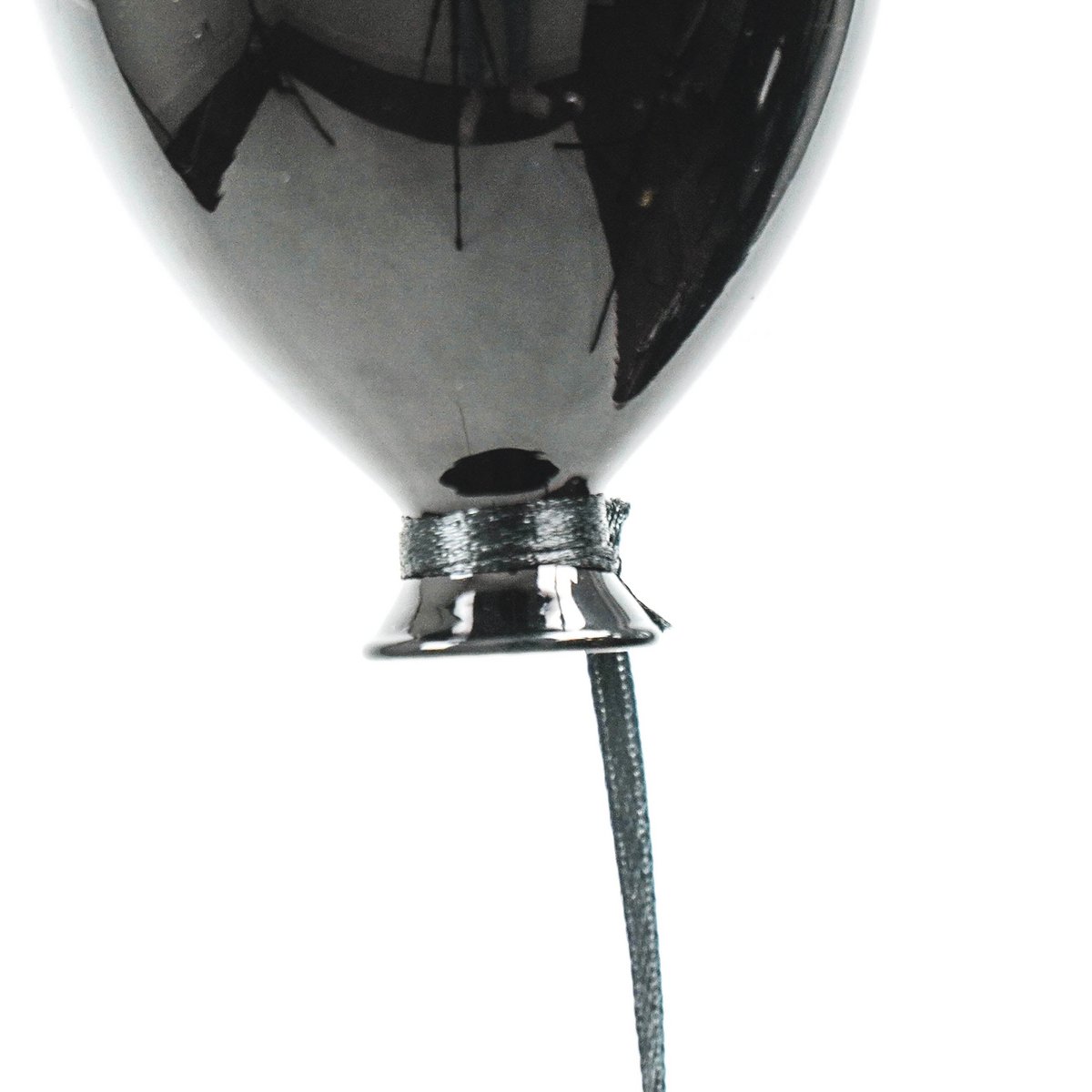 Ornament - Balloon - Glass black