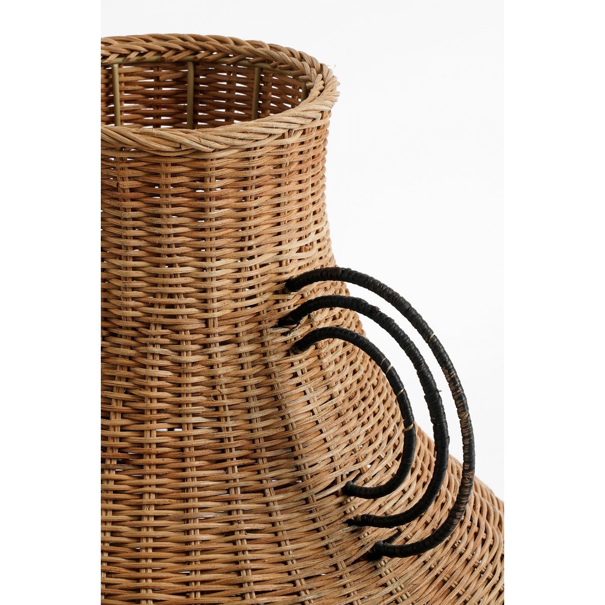 Fabiola Decoration vase - H43 x Ø30 cm - Rattan - Brown