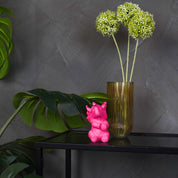 Ornament - Olifant - Polyresin - Roze - 7x7x11cm