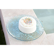 Blue Presentation Platter Sea 33x33x3cm