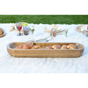 Wooden decorative tray