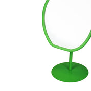 Make Up Mirror Round - Green - 16,5x12x31,5 cm