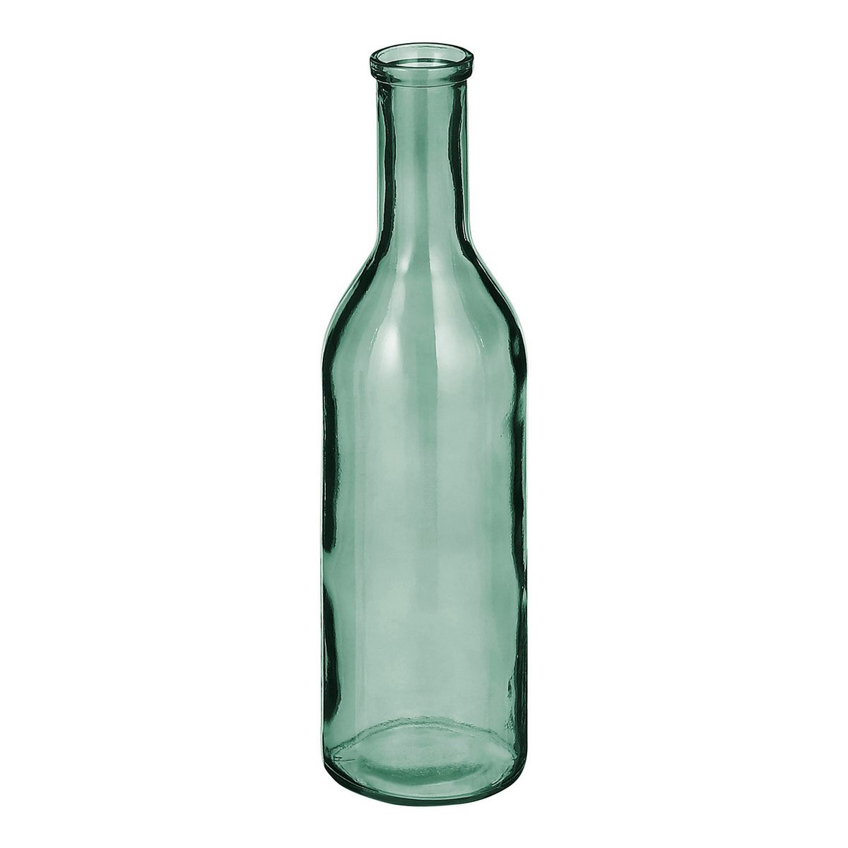 Rioja Bottle Vase - H50 x Ø15 cm - Recycled Glass - Green