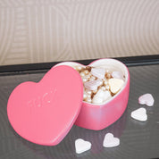 Decoratieve Pot- Candy Heart 'FUCK- Neon Roze- 12x11,5x6cm