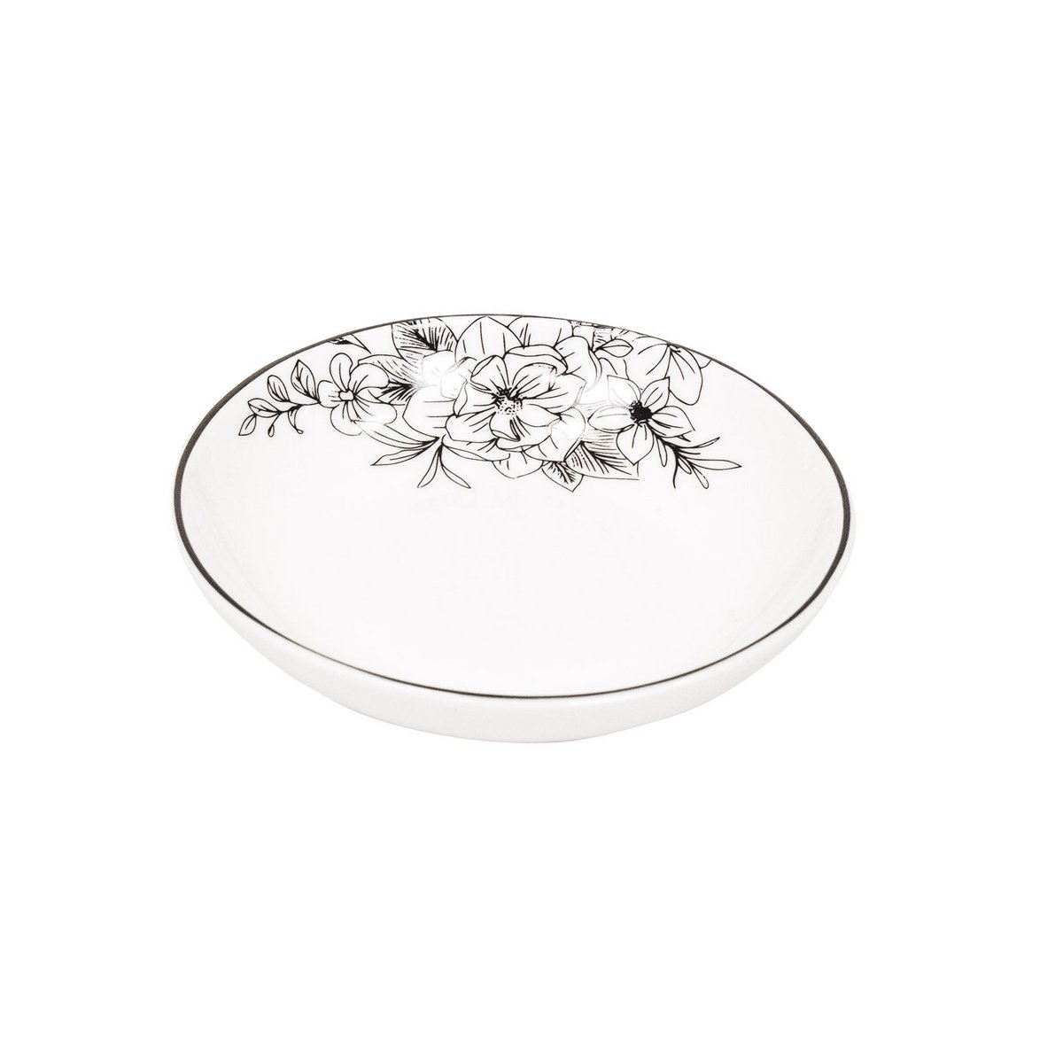 Snack plate - Les Fleurs - Newbone China - 