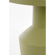 Feroza side table - H41 x Ø34 cm - Metal - Light green