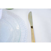 Decorative transparant under plate 