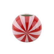 Vaas - Bloemvaas Swirl - Rood/roze - 20x20x17cm