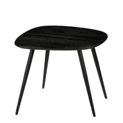 Jailey Side Table - Set of 3 - L62 x W52 x H34 cm - Recycled Wood - Black