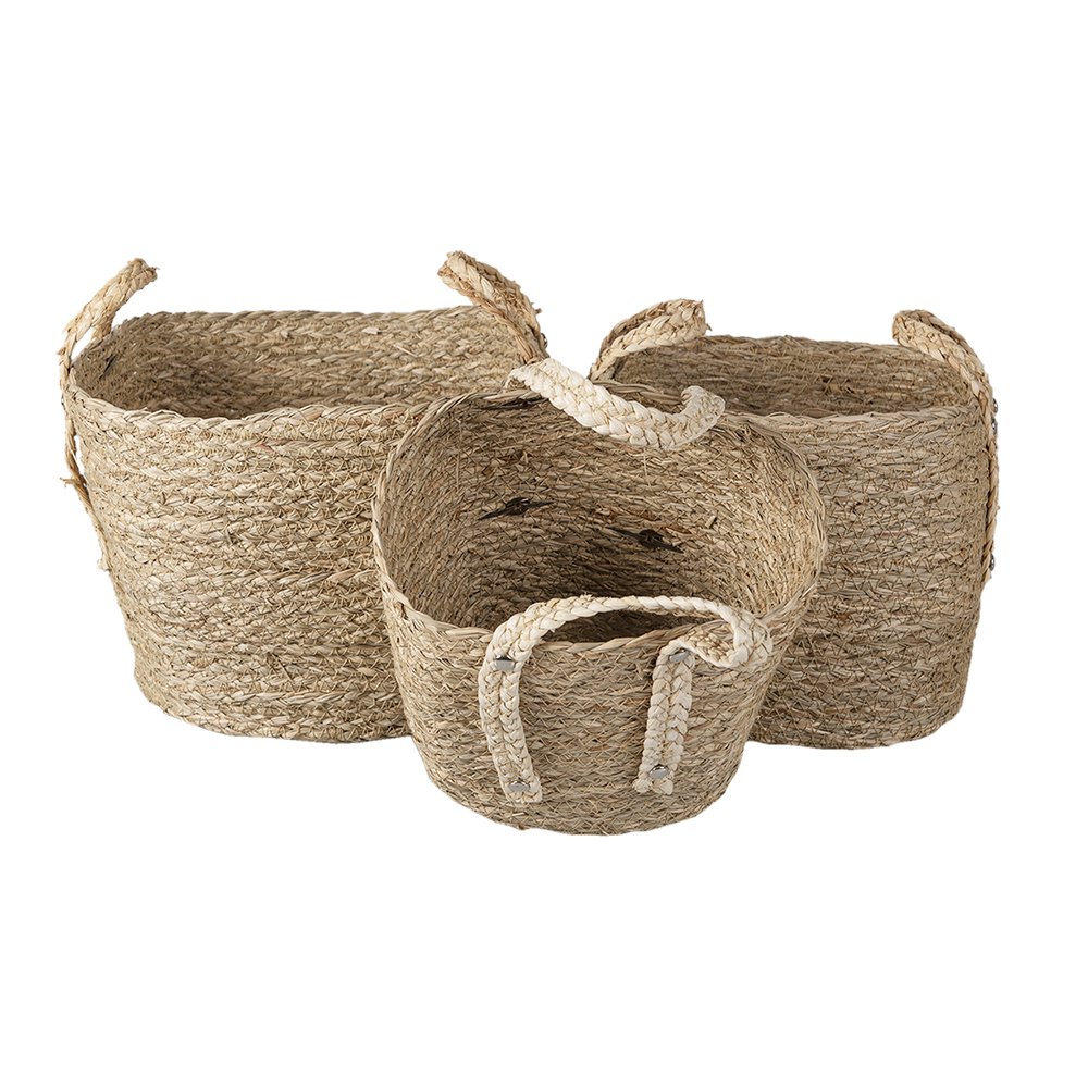 Mand (3) 25x25x34 / 24x20x28 / 21x18x25 cm