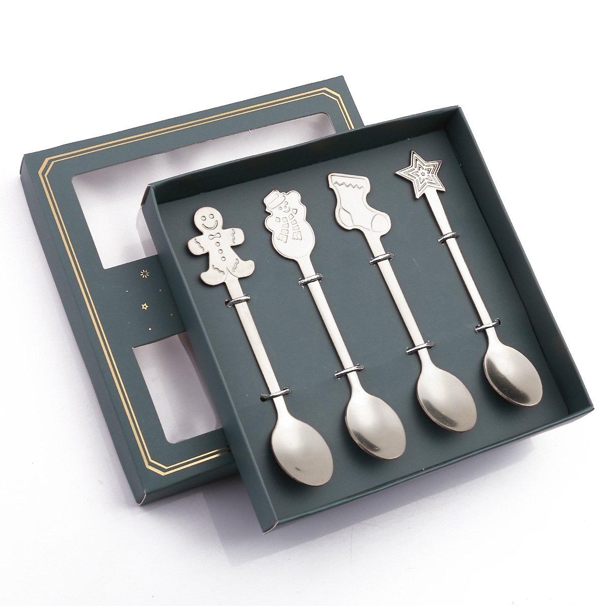 Zilveren lepel - set van 4