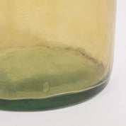 Rioja bottle vase - H50 x Ø15 cm - Recycled glass - ocher