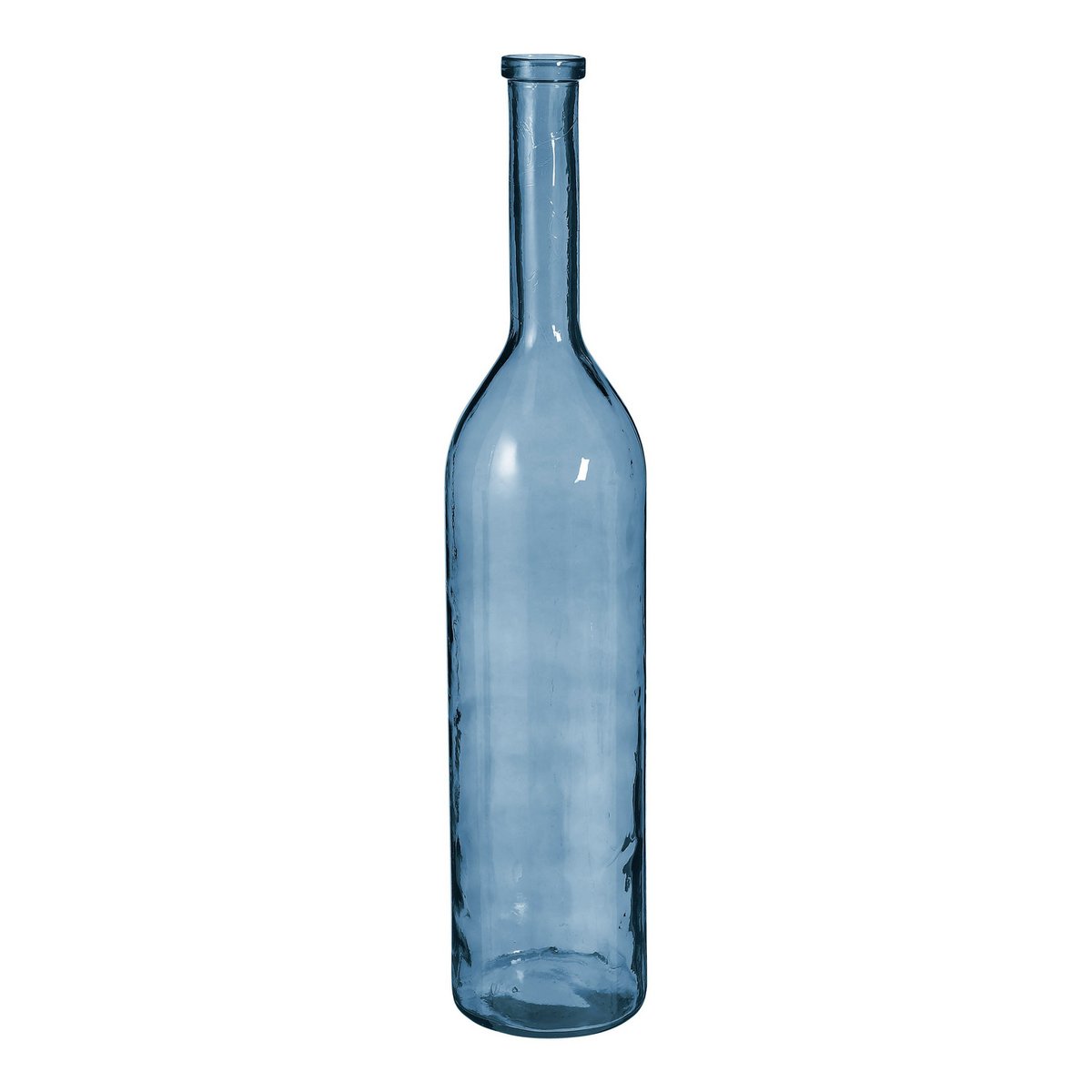 Rioja Bottle Vase - H100 x Ø21 cm - Recycled Glass - Light Blue