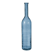 Rioja Bottle Vase - H100 x Ø21 cm - Recycled Glass - Light Blue