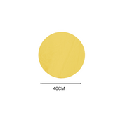 Mirror - Round - Gold-colored Glass - 40x1x40cm