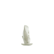 Ornament - Platte Vis - Polyresin - Beige - 19,5x10,5x16cm