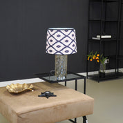 Table lamp - Crystal base - Glass - 19x19x20cm