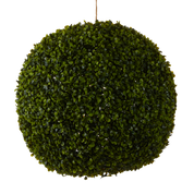Boule de buis artificielle à suspendre pour l'extérieur - Ø 45 cm - Vert