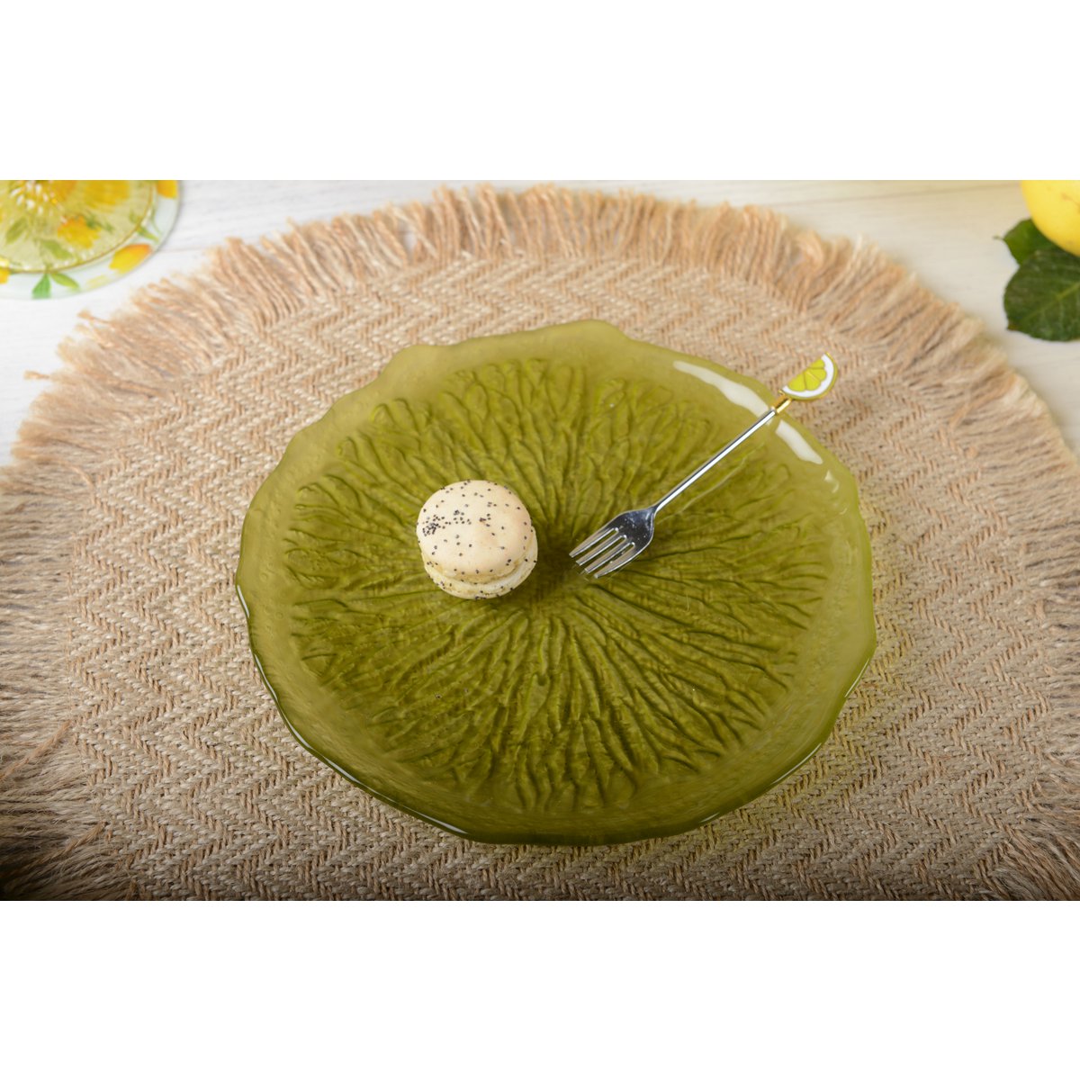 Lemon Dessert Forks - veel van 6