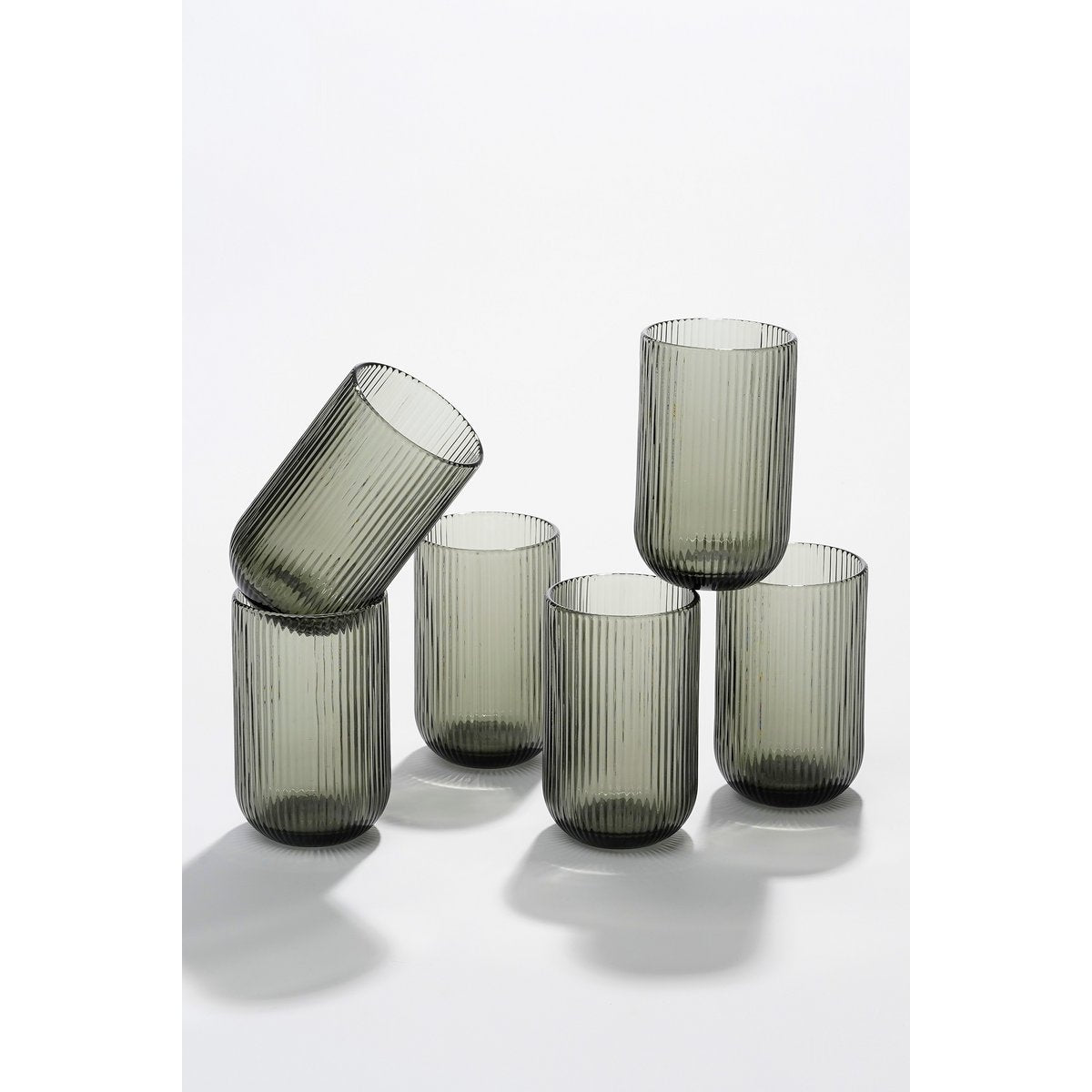 Merlot Drinking Glass - 400 ml - Glass - Gray